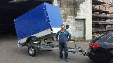 Silensius Dienstleistungen mit Ihrem neuen VZ 26 KIpper Plane.